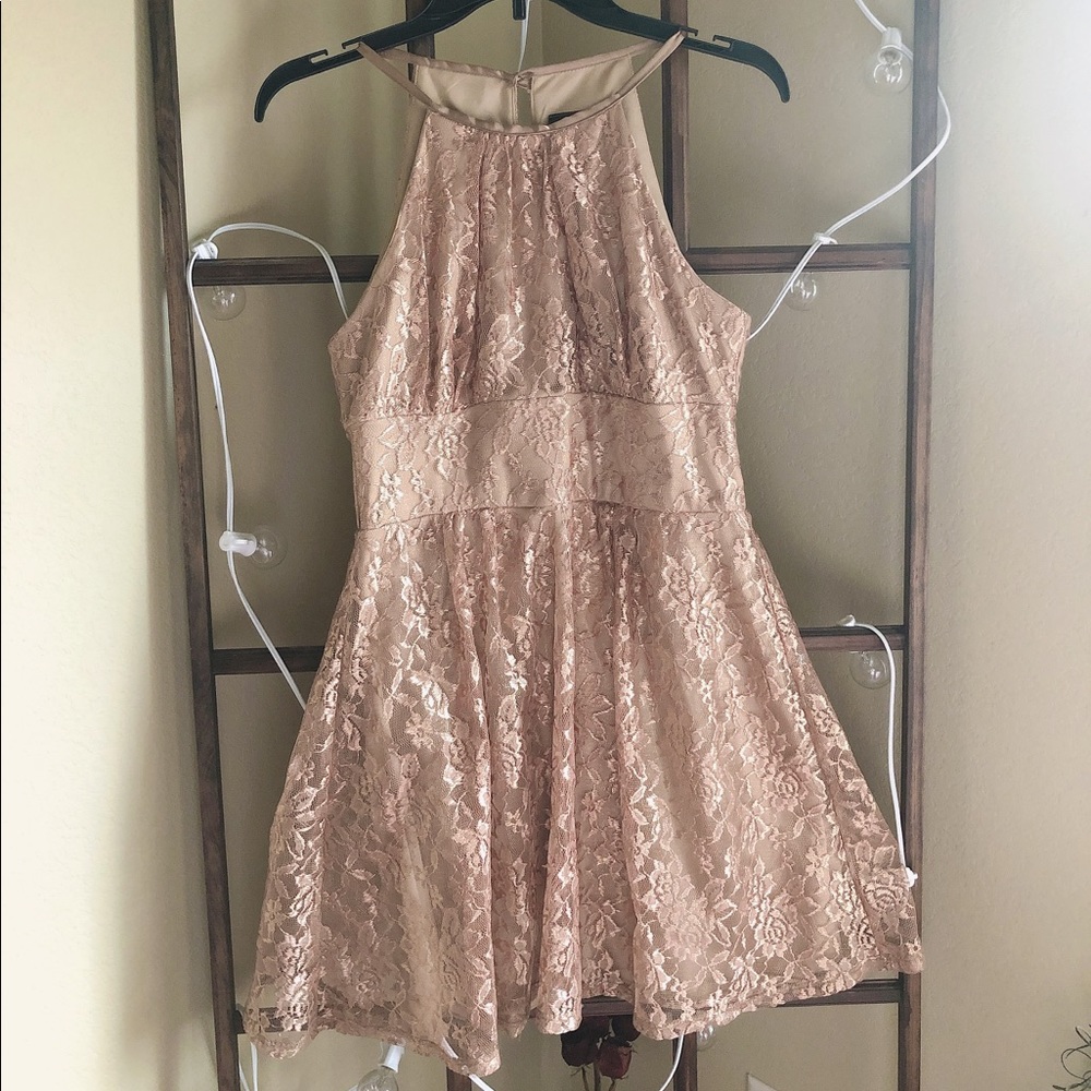 Golden dress